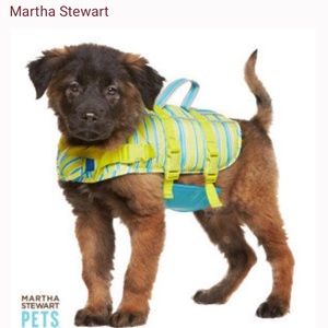 Martha Stewart pets dog life jacket NWT